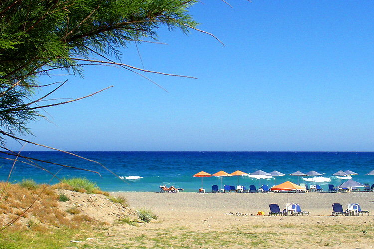 Platanias (Rethymnon): On the beach